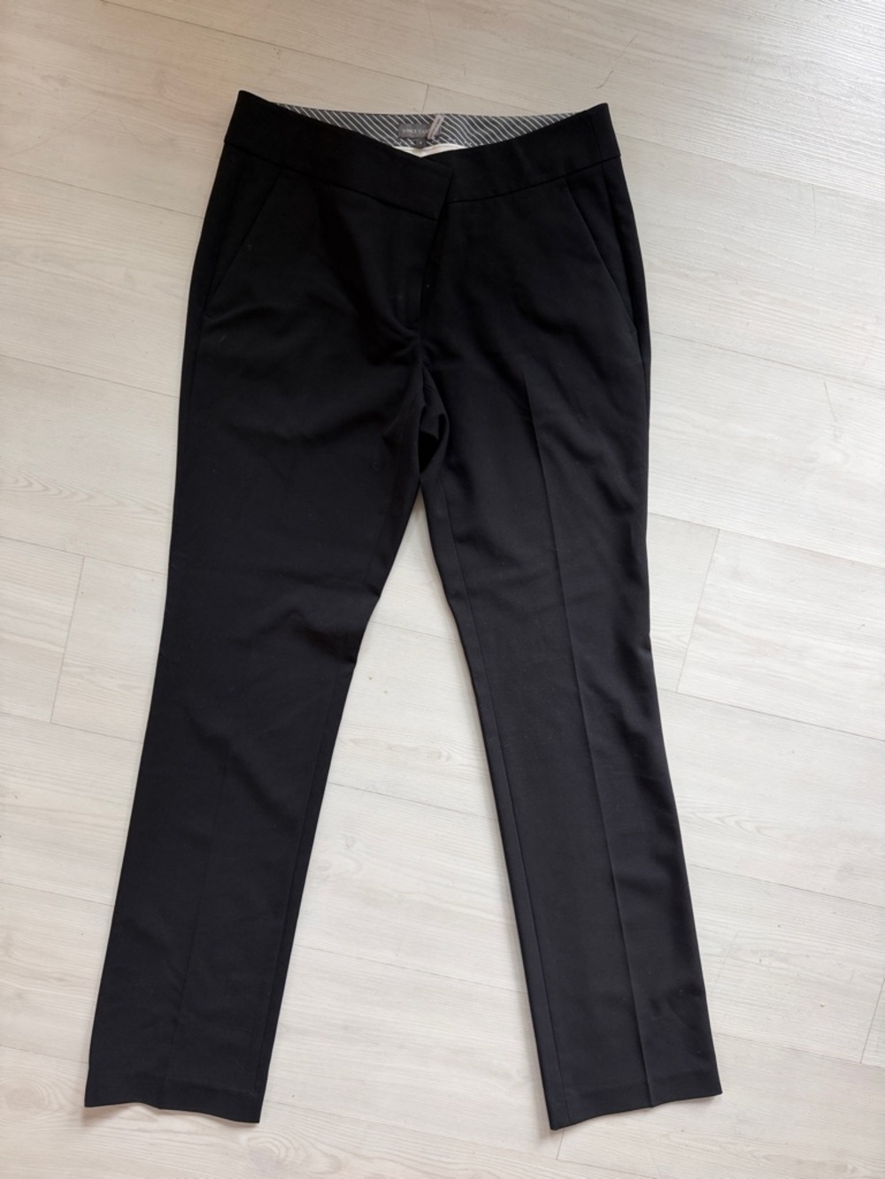Vince Camuto Black Ponte Tailored Trousers